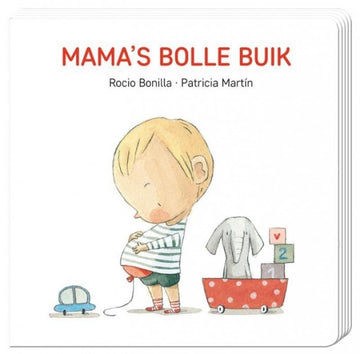 De Vier Windstreken - Kartonboekje Mama's bolle buik - Patricia Martin